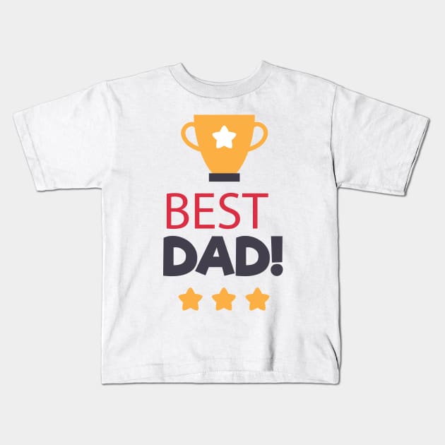 Best Dad T-Shirt gifts Kids T-Shirt by Designhubb